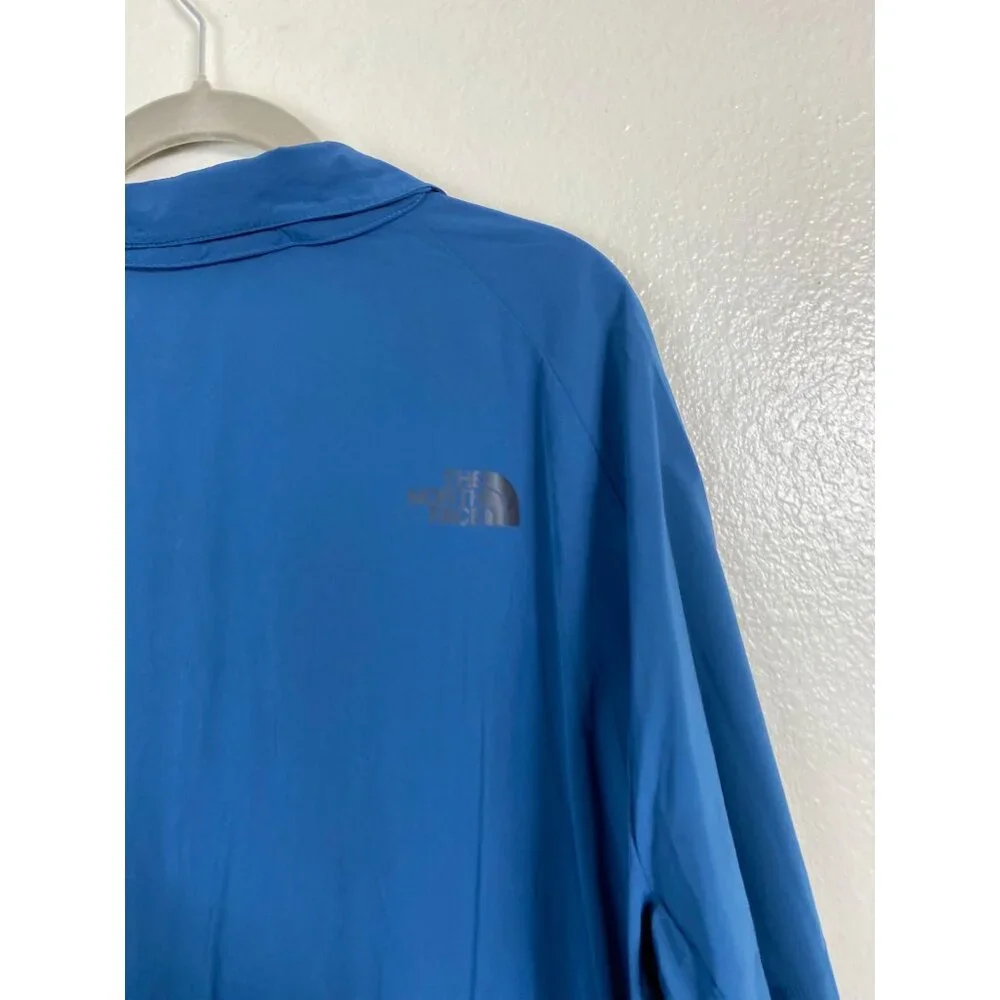 The North Face Nylon Blend‎ Short sleeve Shirt Men Size XXL Blue Outdoor Fishing
